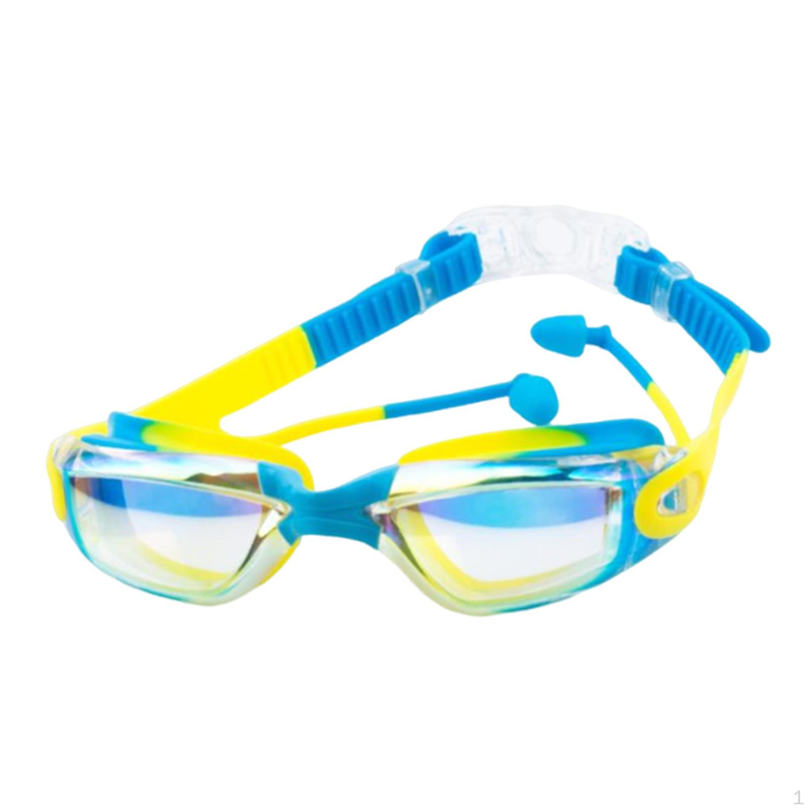 

Детские очки для плавания Детские очки для дайвинга Непротекаемые Полная защита Очки для плавания Очки для бассейна для Yellow Blue