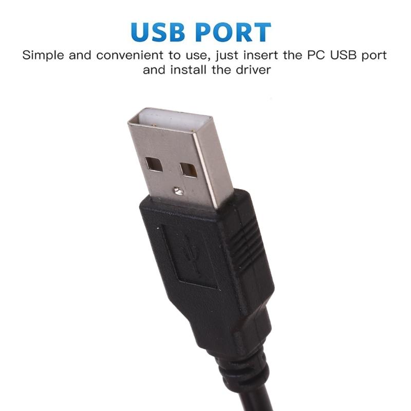 For   Joypad GamePad To  PC USB Games Controller Adapter Converter Cable Without Driver ABS-material