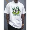 European Size Men's Pure - Polyester White T - Shirt: Skull Roll: Win Big Tee