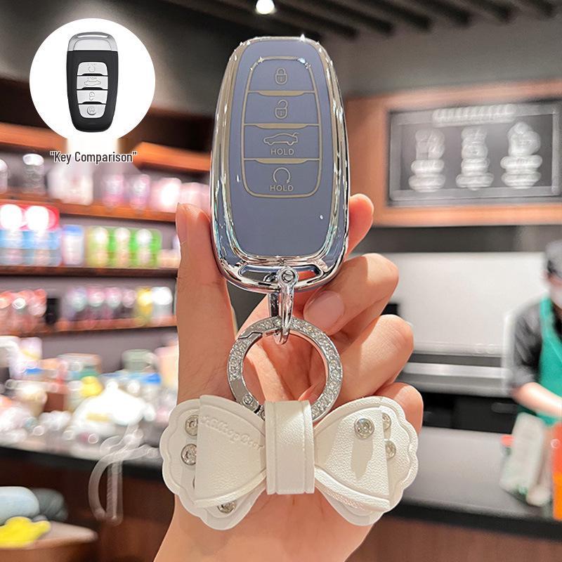 High-End Key Cover for Hongqi Models: HS3, HS5, HS7, H5, H6, H9, EQM5, HQ9