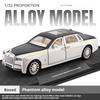1:32 Rolls Phantom Luxury Sedan Exquisite Simulation Alloy Diecast Model Pull Back Toys Car Collectible Decoration Boys Gift