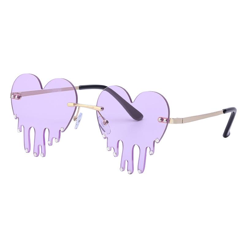 

Солнцезащитные очки Melted Love с бриллиантами, женские очки с капельками, очки любви, женский тренд