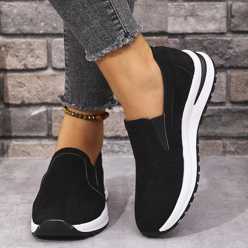 Fashion Casual Slip On Platform Sneakers for Women Lightweight Breathable Walking Shoes Woman Comfort Thick Sole Non Slip Sports Shoes
