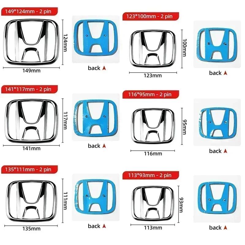 1 Stück ABS Auto Front Kofferraum Heck Emblem Aufkleber Für Honda H Civic Fit Jazz Accord CRV HRV City Odyssey Passport Pilot Vezel XRV