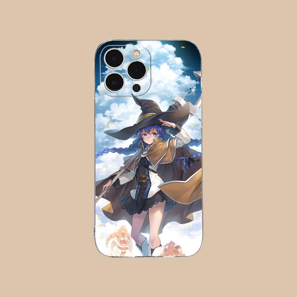 Mushoku Tensei Roxy Mobile Phone Case for iPhone 17 16 15 14 13 12 11 X XR XS Air Pro Max Plus Mini Clear Colorful Cover Luxury