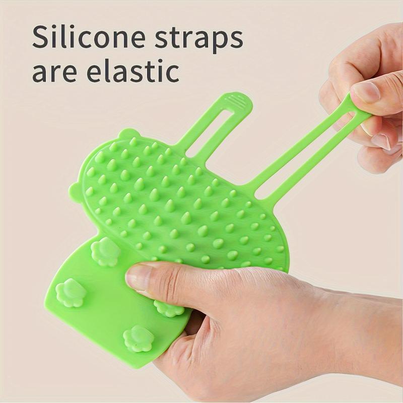 Silicone Cat Grooming Brush Pet Hair Removal Massage Comb Scratching Rubbing Brushes For Cats Kittens