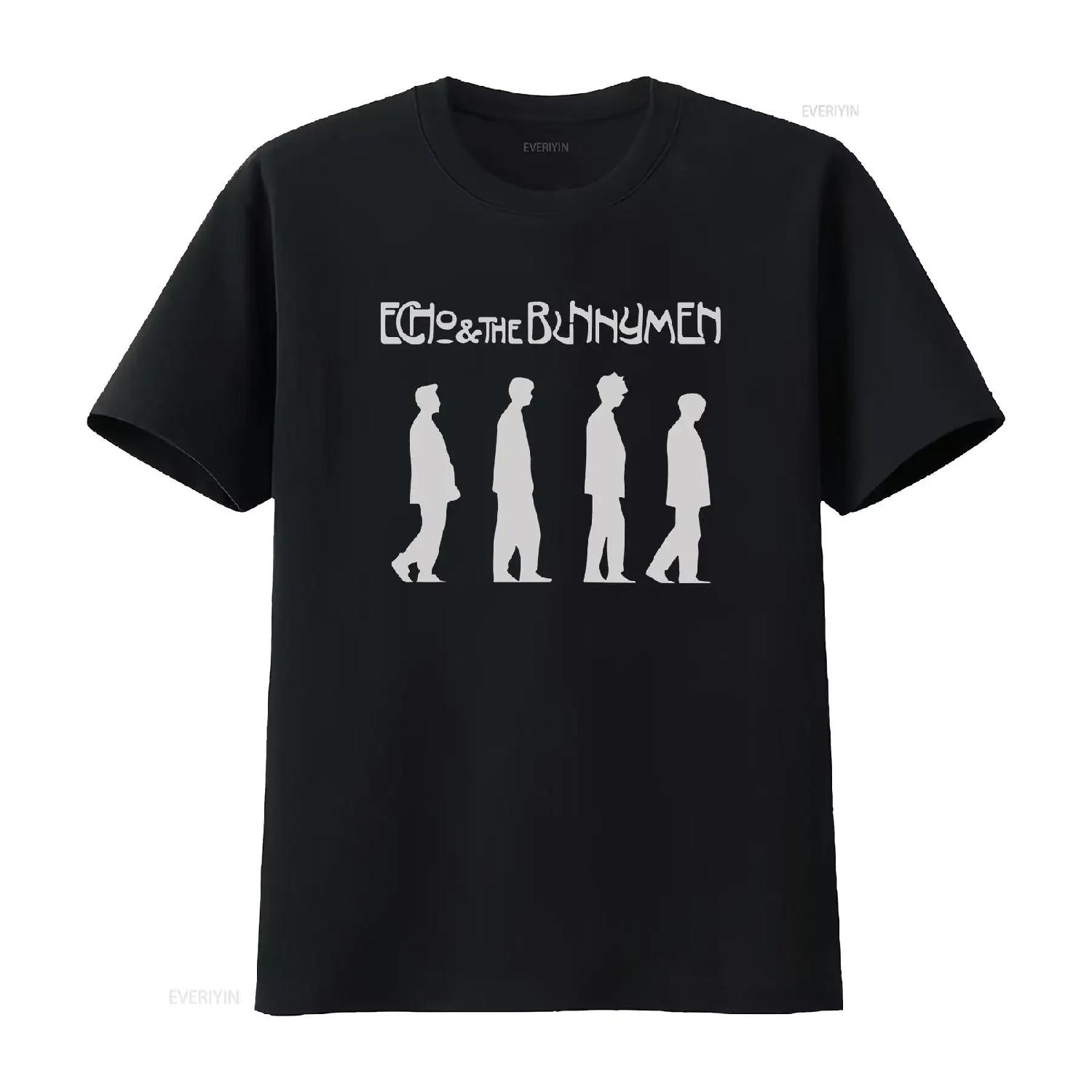 

echo and the bunnymen vintage T Shirt All Sizes S to 5 XL T01 vintage Washed Top For Everyday Wear Soft Unisex Stretched XXXXXL різнокольоровий