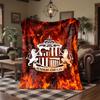 Sunderland Football Print Flannel Blanket Soft Warm Sofa Bed Throw Blanket For Home Office Bedroom