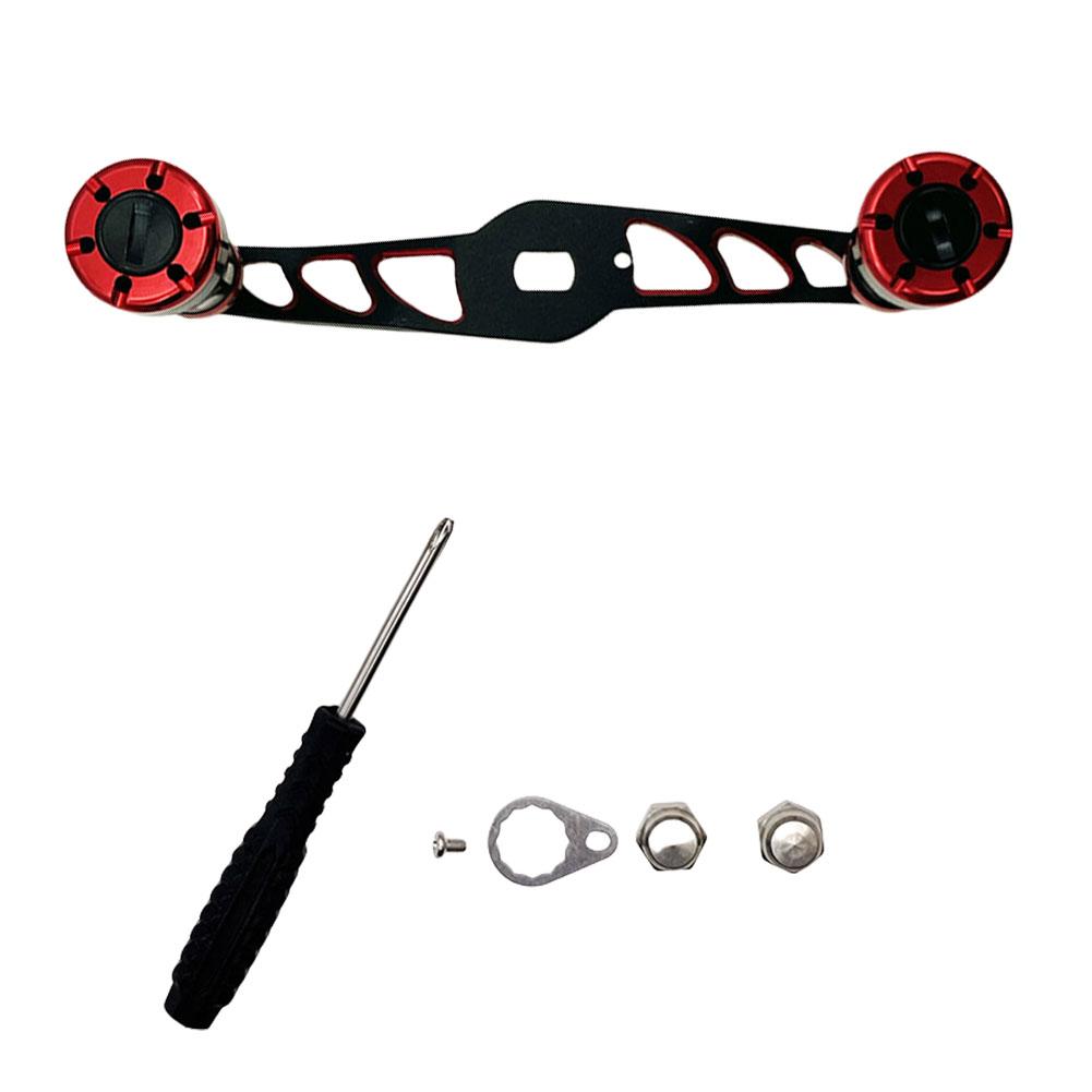 Fishing Reel Arm Aluminum Alloy Baitcasting Fishing Reel Rocker Dual Grip Handle Fishing Accessories