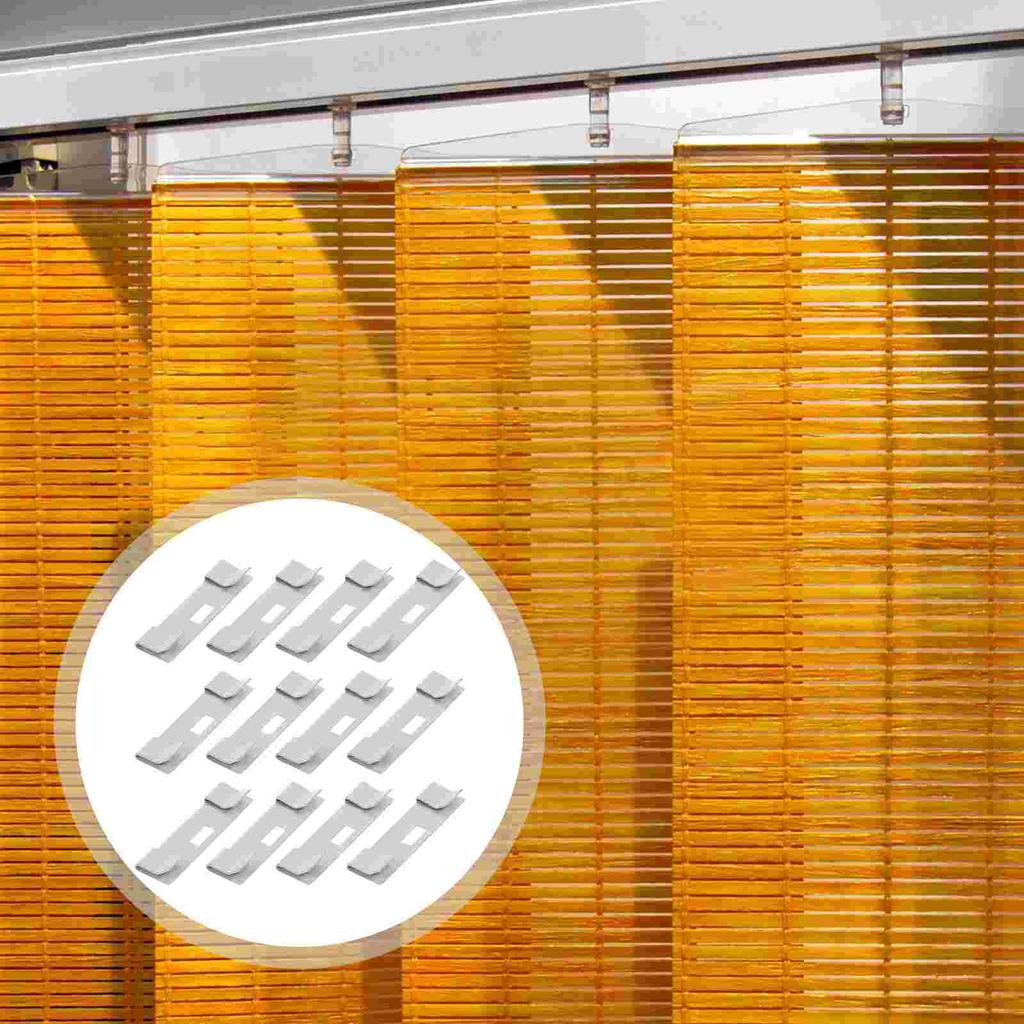 Reparasjonsklaffer for lamellgardiner Metallklemme for persienner Fikser Hvit Se persienner