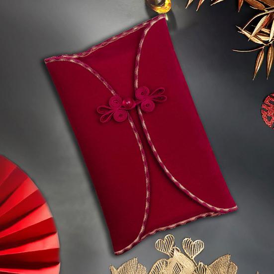 Chinese Red Envelopes for Wedding Large Traditional Red Pocket Lucky Money Hong Bao for Newlyweds Bride Groom