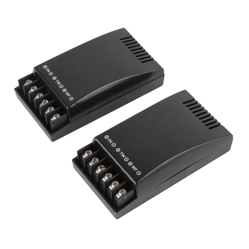 2Pcs Car Audio Crossover 2 Way 100W Output 12V Correct Sound ABS Shell Car Speaker Crossover for