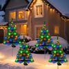 Durable Solar Christmas Tree String Lights IP65 Waterproof Holiday Outdoor Decorations for Lawn Garden Patio and Balcony Use