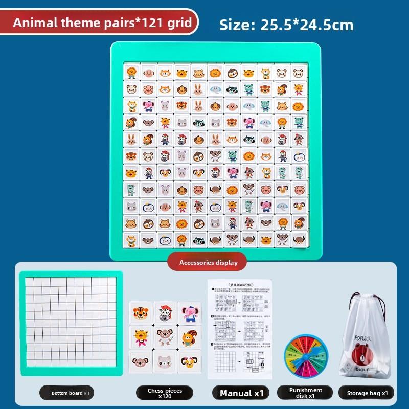 Educational Animal Matching Puzzle Toy For Kids Brain Focus Gift Development