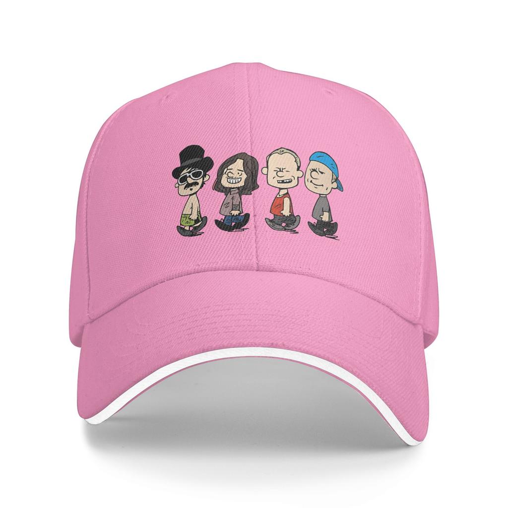 Rock RHCP Band Baseball Cap  y2k Funny Men Women Hip Hop Hats Wholesale Custom Logo Outdoor Gym Baseball Caps Birthday Gift