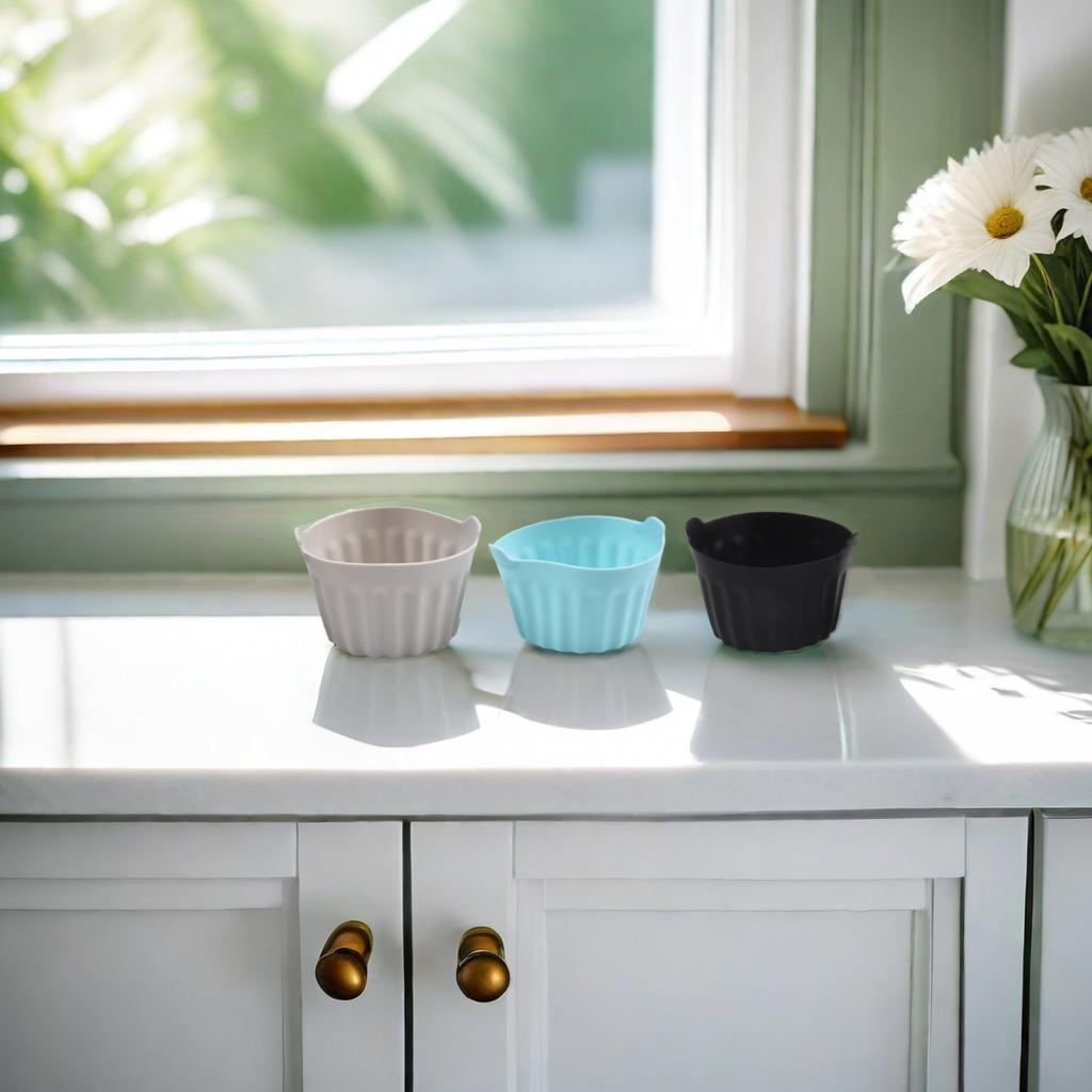 Hassle Cleaning Silicone Cupcake Baking Cups for Easy Maintenance