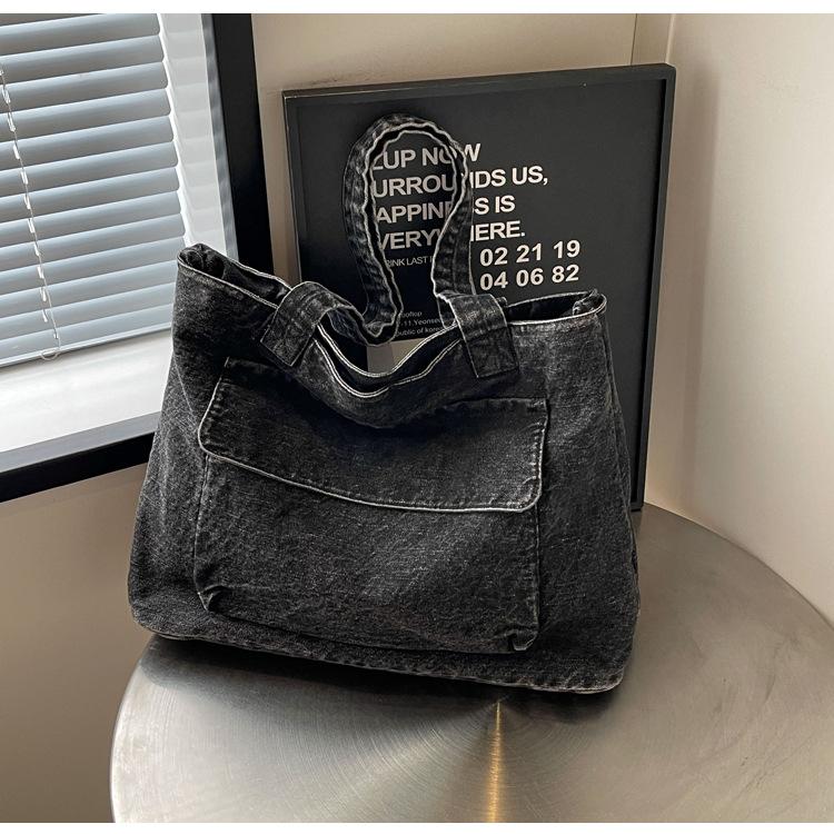 Джинсовая сумка-тоут большой вместимости для женщин cm