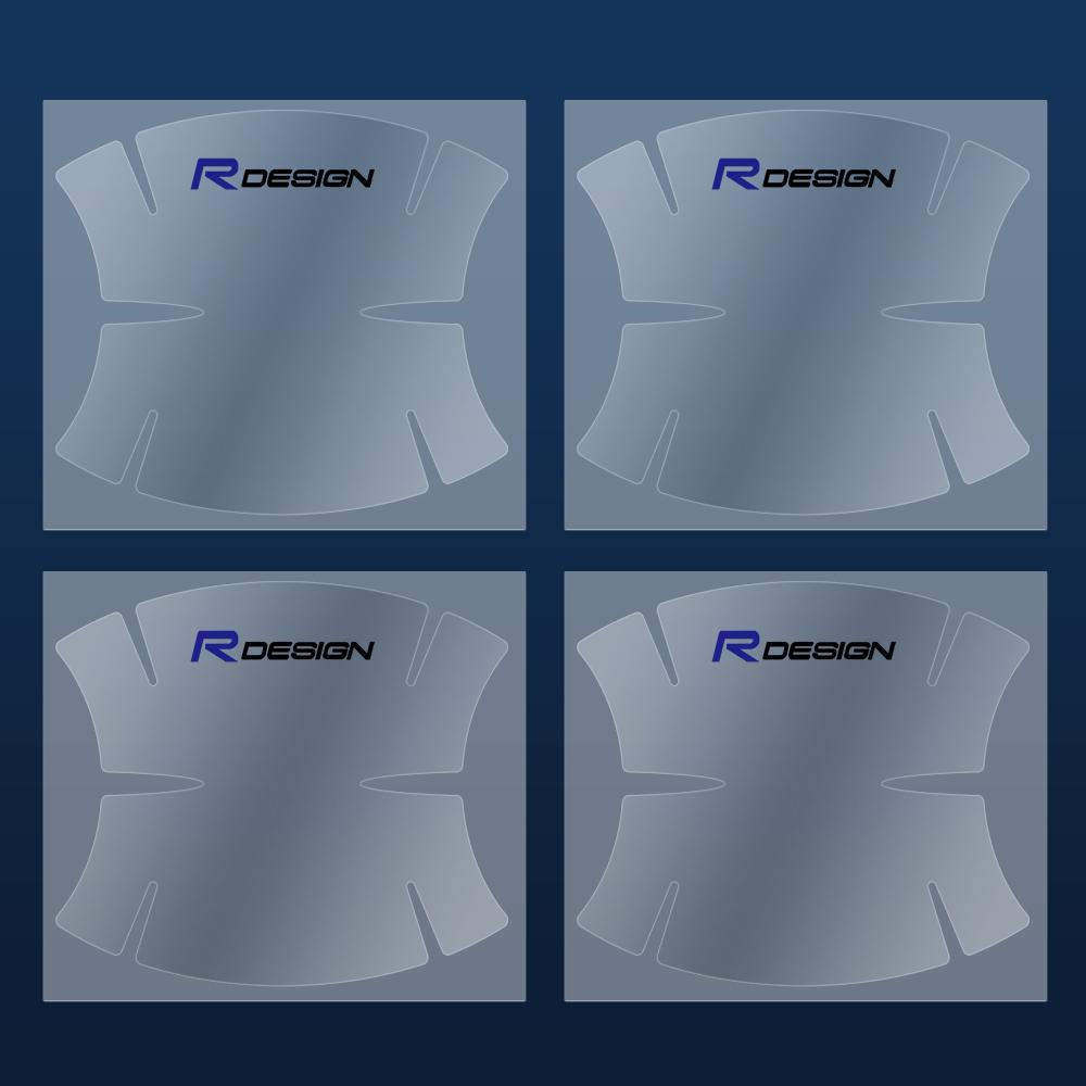 4/8 Stück Auto Türgriff Schalen Schutz Aufkleber Auto Emblem Kratzschutz Folie Für Volvo RDesign XC60 XC90 V40 S60 V50 V70 V60 S40
