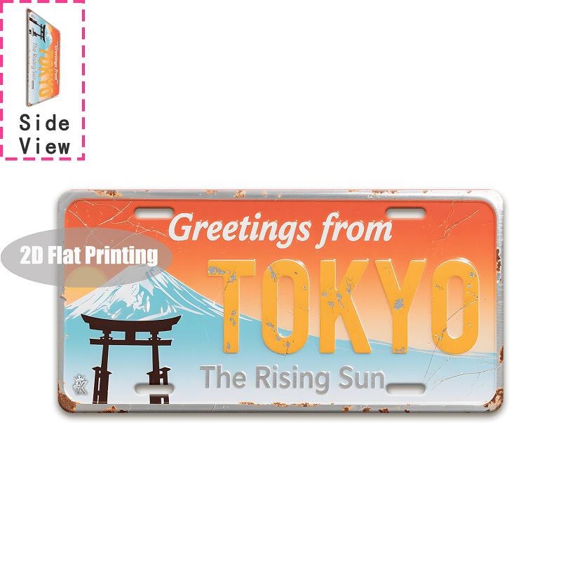 Tin Sign Vintage Durable Metal Plaque Wall Decor Home Office Bar Man Cave European American Asian City Coordinate Bar Birth