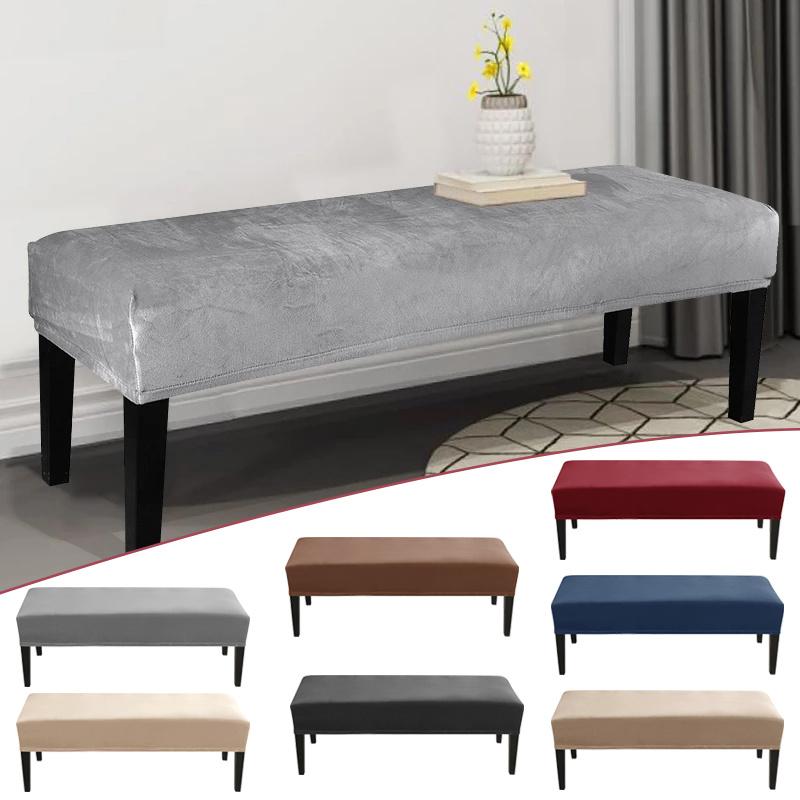Soft Stretch Dining Spandex Stretch Chair Bench Cover Chair Cover Living Room Kitchen Bedroom