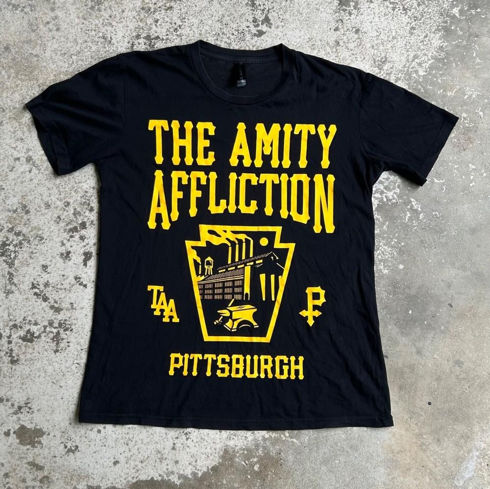 

The Amity Affliction Pittsburgh Gift For Fans S-5XL Black Unisex T-shirt BT927 Unisex T-Shirt M