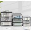 Office Desktop Storage Box, Transparent Drawer Style Cosmetics, Stationery, Student Desk, Raised Japanese Style Bar Storage Box