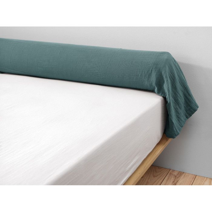 Taie de traversin "Gaïa" 85 x 185 cm "Gaze de Coton" - Gaïa Canard - 85 x 185 cm