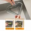 Magnetic Triangle Drain Basket Sink Corner Strainer Kitchen Sink Strainer Basket Waste Catcher for Food Scraps Fruits Vegetables