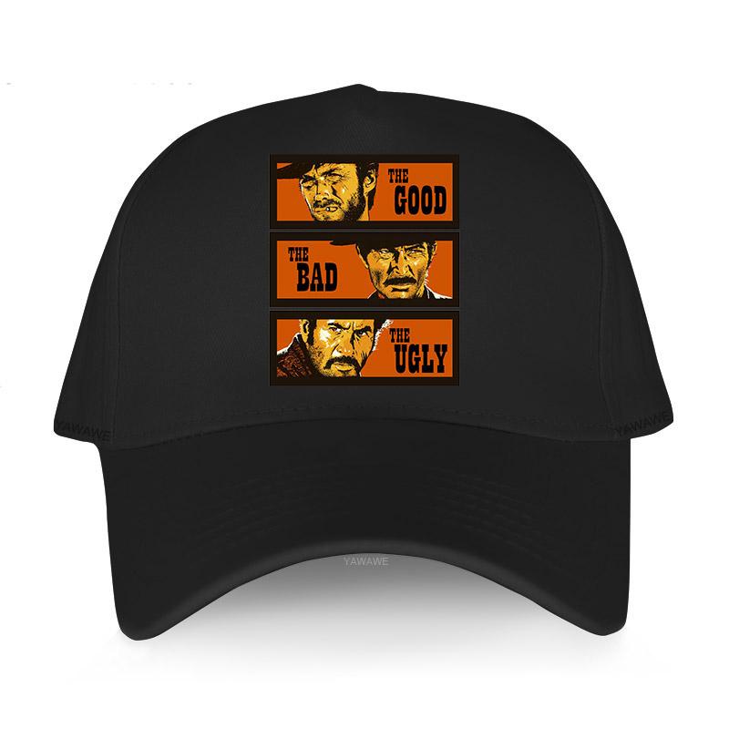 

На открытом воздухе Snapback Бейсболка Черные Хлопковые Шляпы Человеческое Лицо Хорошее, Плохое И Уродливое Искусство Мужчина Женщины Хип-Хоп Кепки Шляпа от солнца
