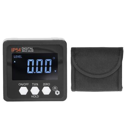 Digital Inclinometer with Magnetic IP54 Waterproof Electronic Protractor 4x90 Degrees  Angle Level Finder Gauge