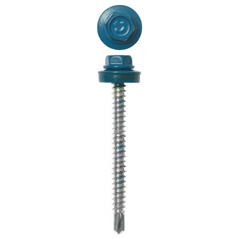 

Roofing Screws Bison 4-300310-48-050-5009 Sky Blue 50 X 4 8 Mm 1 200 Pcs For Wooden Crate
