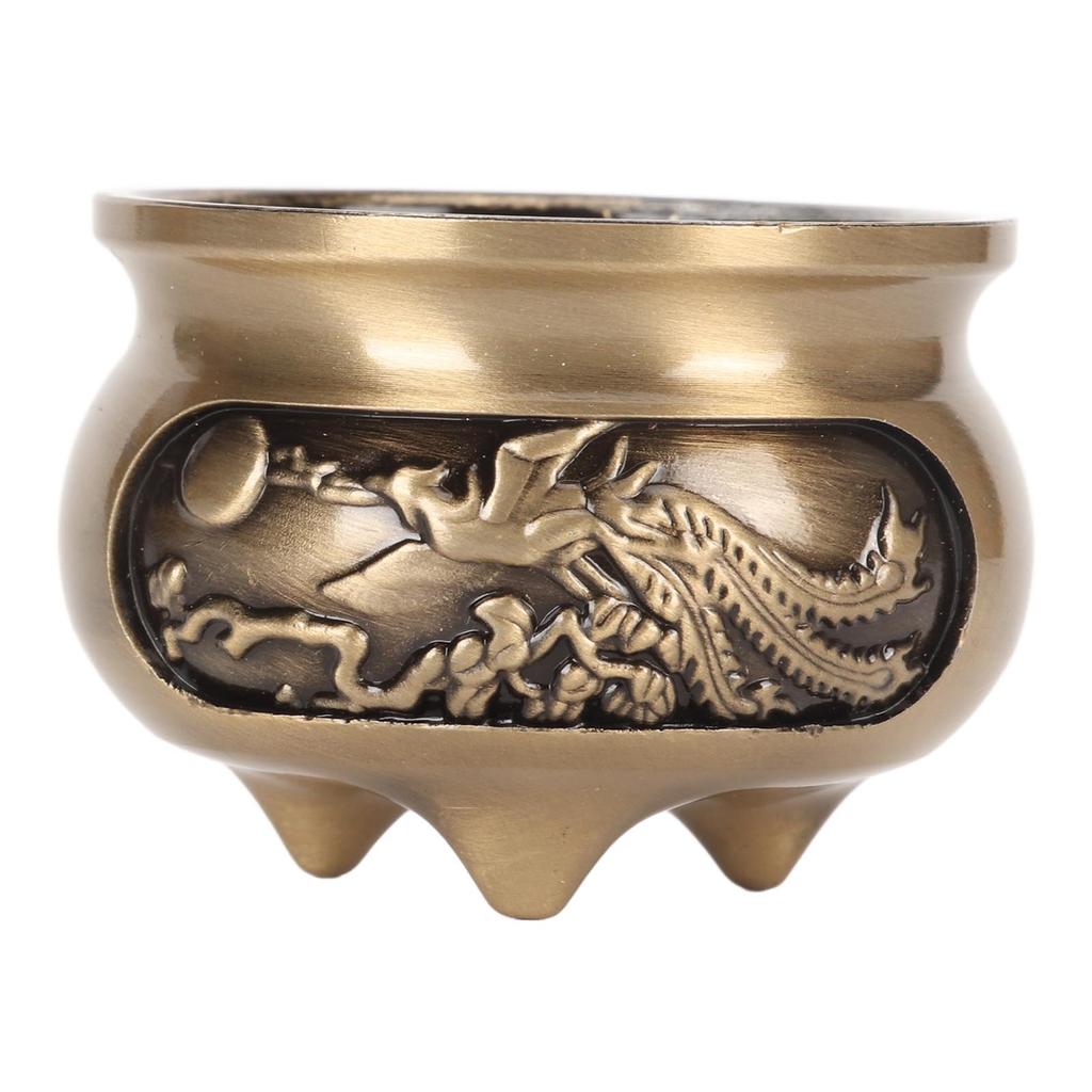 Brass Incense Burner Rustproof Decorative Metal Incense Burner Holder with Incense Stick Holder