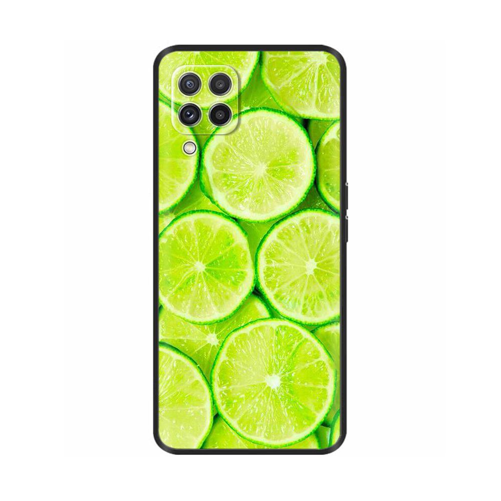Per Samsung Galaxy A12 Custodia Verniciata Morbido Silicone Liquido Protezione Fotocamera Copri Telefono Per Samsung M12 F12 A 12 Galaxy M12 Fundas