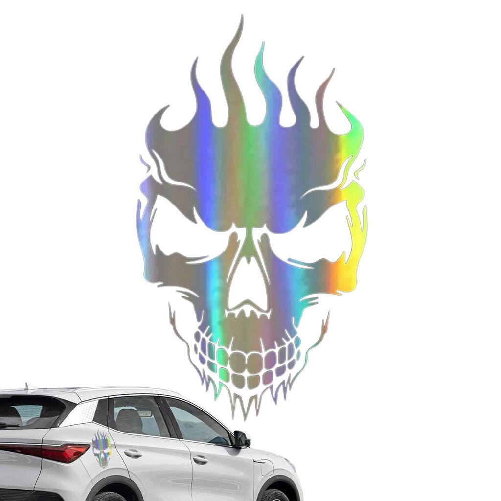 Skull Decal for Truck, Car Gothic Skull Sticker | Vista Printed Skull Design Waterproof