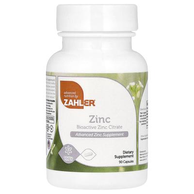 Zinc, Bioactive Zinc Citrate, 90 Capsules (50 Mg Per Capsule)