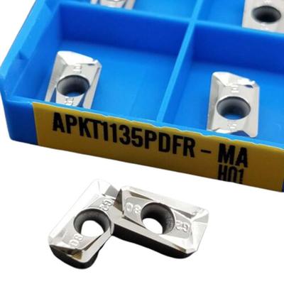 10 Stück APGT1135PDFR-G2 H01 Hartmetall Fräseinsatz Fräserklinge für Aluminium