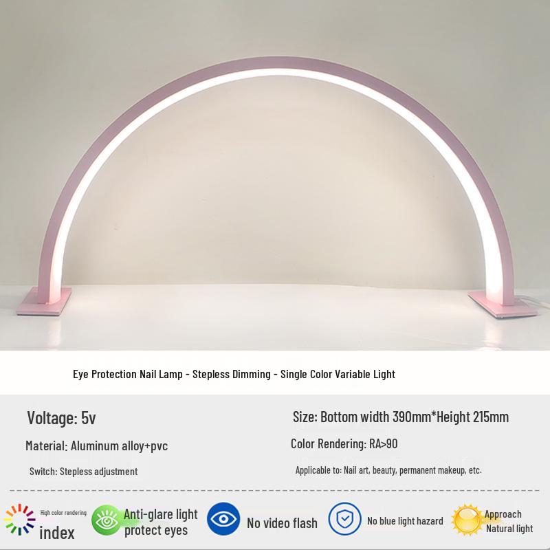 Super Bright LED Beauty Salon Desk Lamp with Eye Protection and Manicure Light