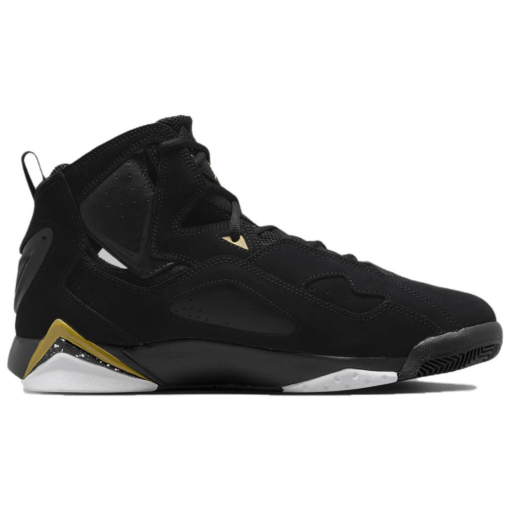 New JORDAN True Flight Black White Metallic Gold 342964-072