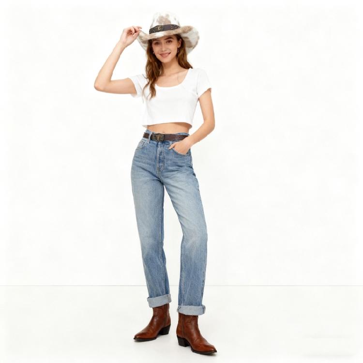 Unisex Rinderfellmuster-Besatz Erwachsenen Western Kopfbedeckung Leichtes Design Haarstyling Foto Requisiten