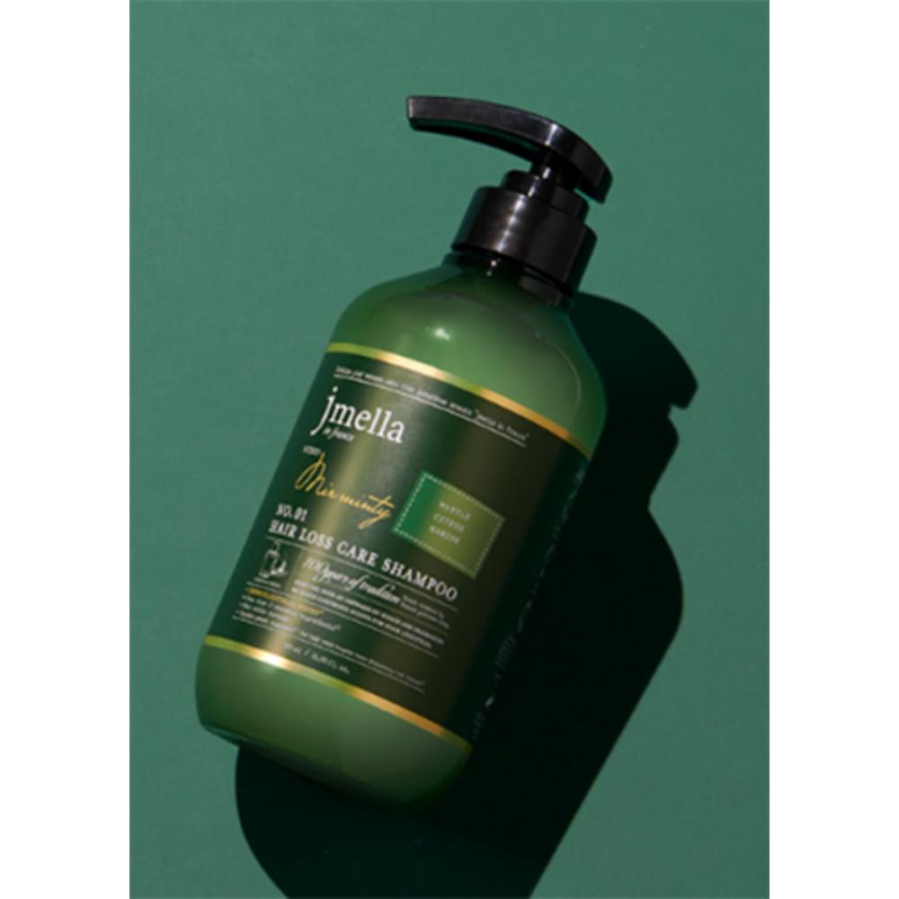 J.Mella in Francia Mir Minty Hair Loss Shampoo per capelli alla fragranza marina agli agrumi, 500 ml, 3 pz.