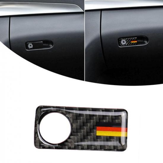 

Auto Carbon Fiber CO-pilot Storage Handle Bowl Frame Moulding For Benz GLC Class