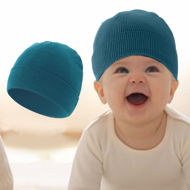 Pack of 4 Infant Knit Hats warm  & Breathable Hat Unisex Newborns Caps for 0 to 12 Months Baby  Ideal for Cold Weather
