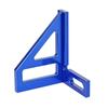 45/90 Degree Aluminum Miters Triangle Ruler Scribers High Precisions Layout Multipurpose Measuring Tool for Engineers