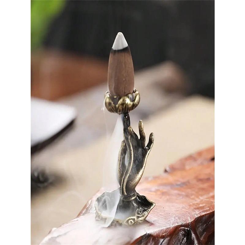 Alloy Incense Burner, Chinese Traditional Style, Exquisite Craftsmanship, Suitable for Lighting Incense Sticks and Coils