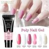 Poly Nail Gel Set for Nail Extensions Gel Nail Polish Set With LED Nail Dryer Manicure Set Kit 10