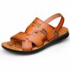 Cowhide Leather Beach Shoes Men's Trend Casual Men's Non-slip Sandals Men's Sandals Slippers