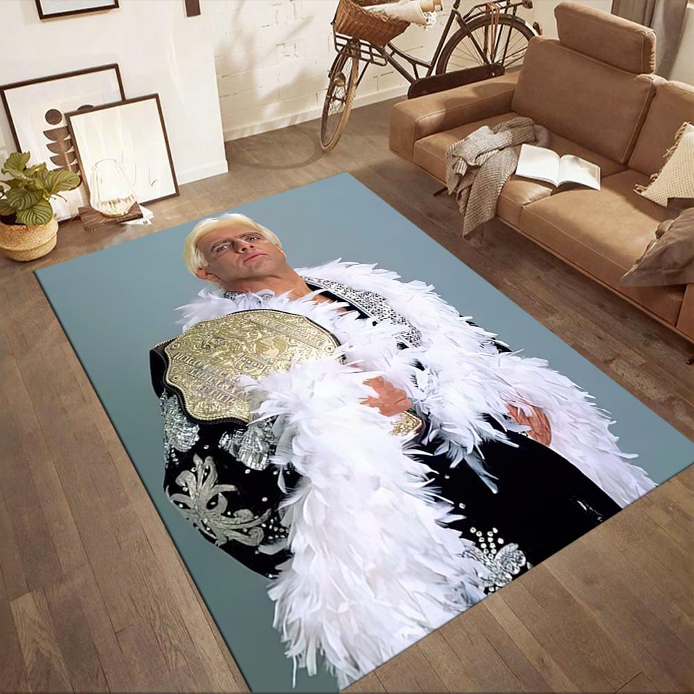 Ric Flair Square Rugs Are a Great Choice for Living Rooms, Bedrooms, Home Décor, and As Gifts.