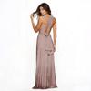 Women's Versatile Multi-Strap Cross-Back Sexy Bandage Dress Long Gown
