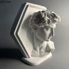 David Figuren Gipsstatue Handwerk Schreibtischdekoration Ornamente Kreative Kunstwerke David Charakter Skulptur Raum Ästhetische Dekoration