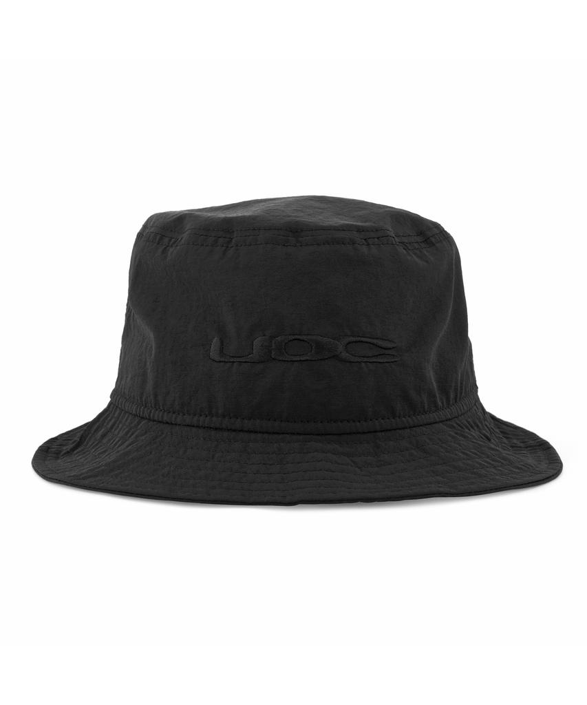 Eondeokeonteulol Summer Nylon Sun Protection Basic Bucket Hat Unisex Logo Bucket Hat Udc / Tact Bucket / Nylon / Black